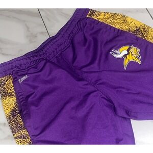 Minnesota Vikings Zubaz NFL Joggers Purple Gold Yellow Stripe Sweatpants Men's S